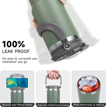 Termos 900 ML Pipetli Termos Bardak (5643)