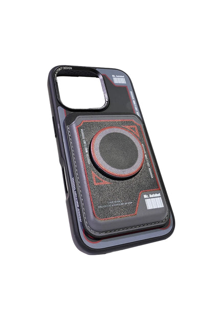 URR Cool Series Magsafe Deri Kartlık - Siyah
