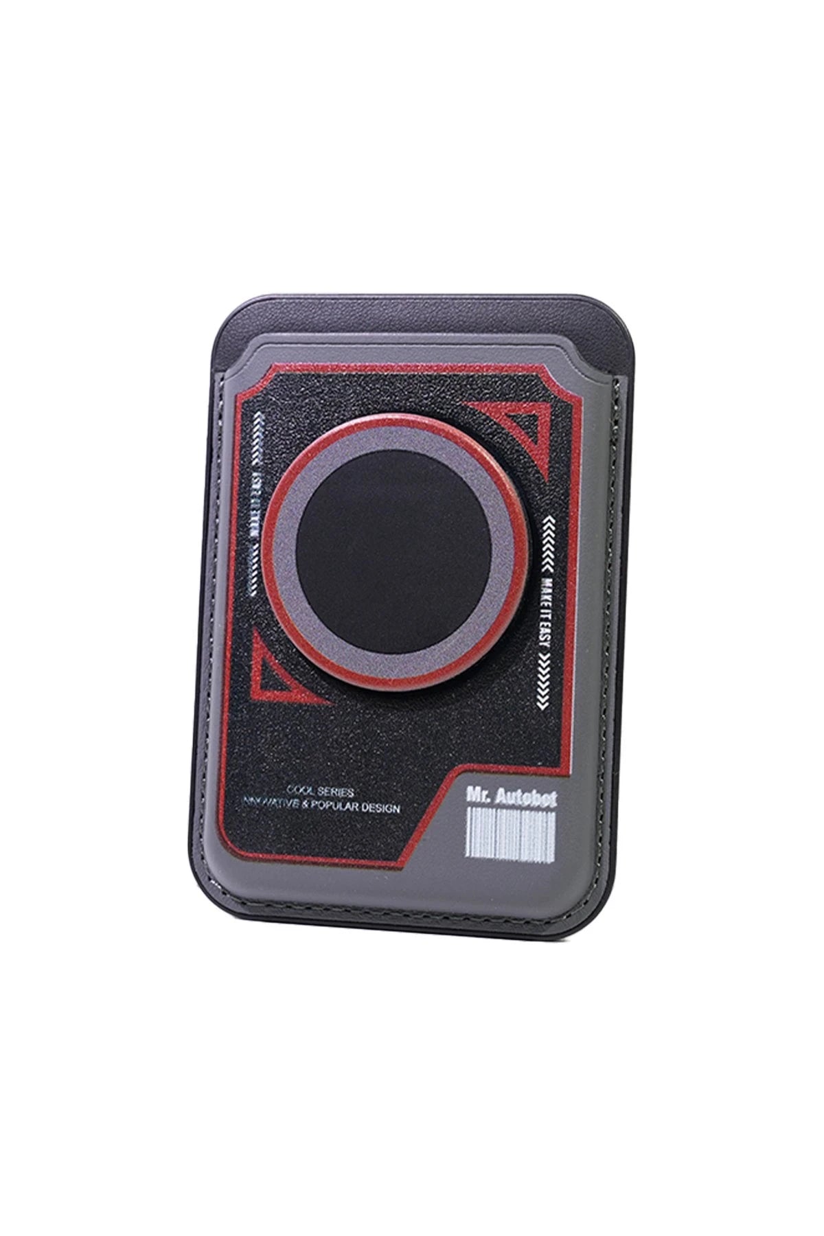 URR Cool Series Magsafe Deri Kartlık - Siyah