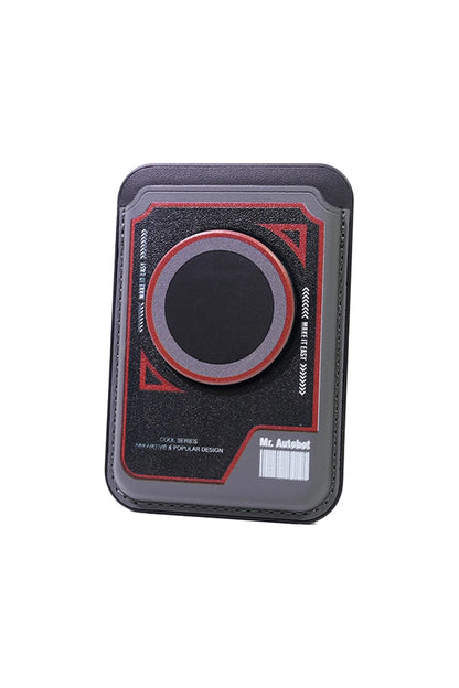 URR Cool Series Magsafe Deri Kartlık - Siyah