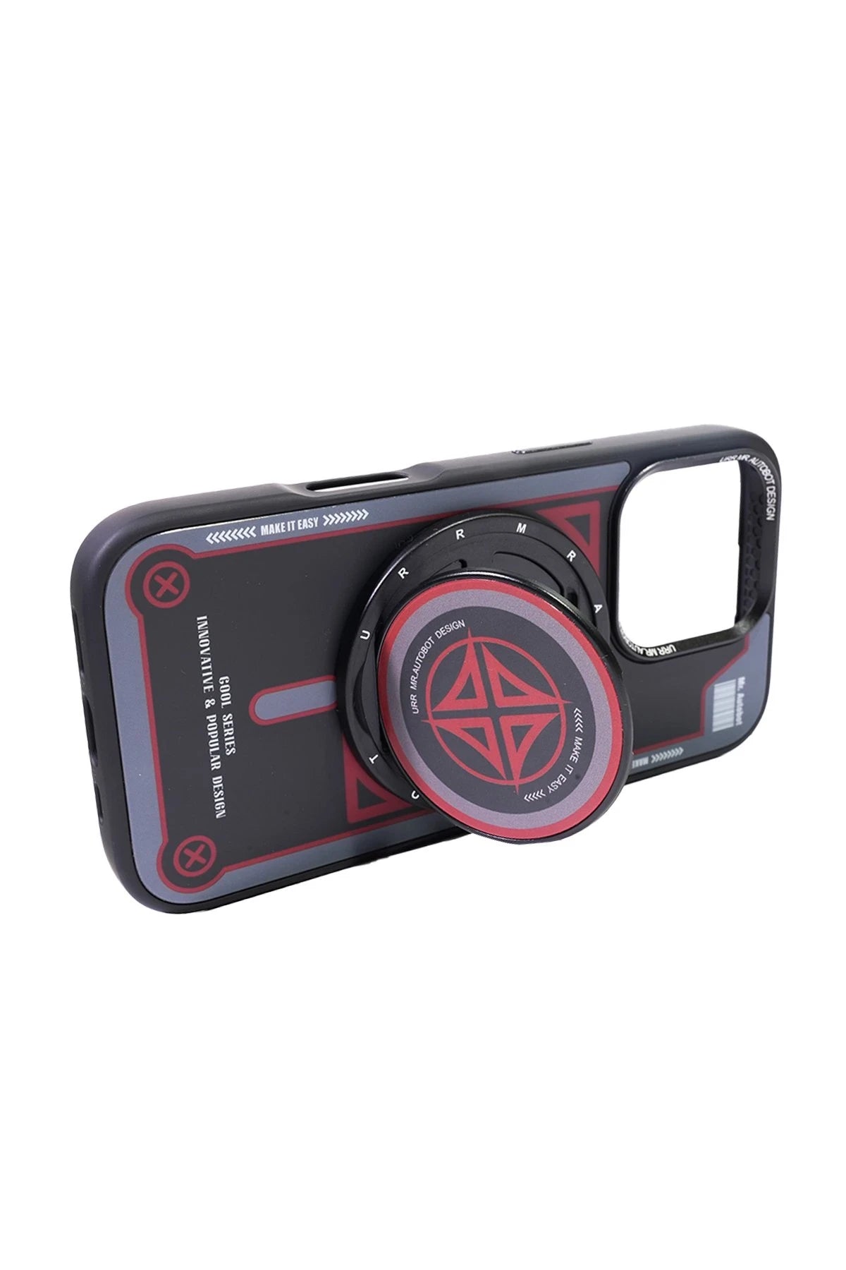 URR Cool Series Universal Standlı Magsafe Yüzük - Siyah