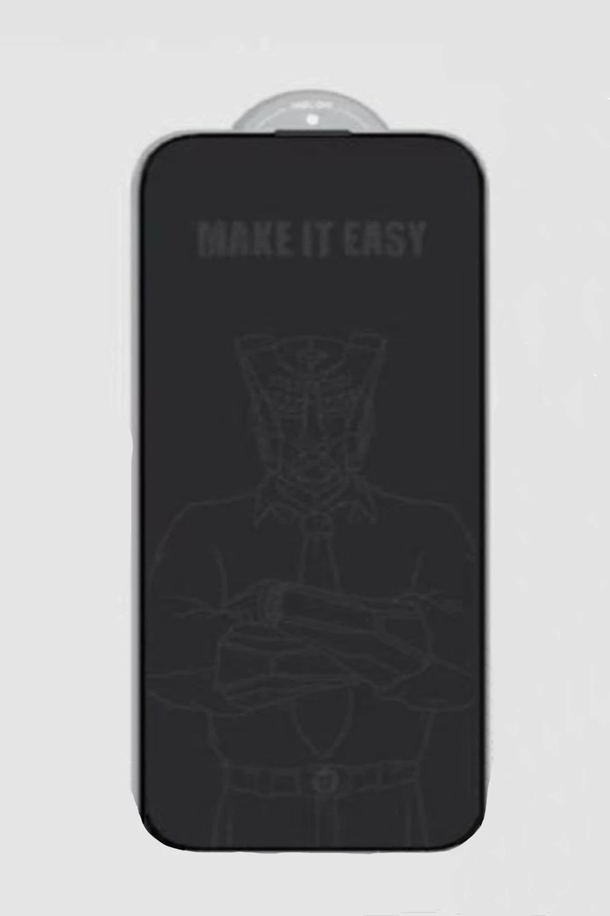 URR Apple iPhone 11 Fan Series HD Privacy Antistatik Cam Ekran Koruyucu 10 Adet - Siyah