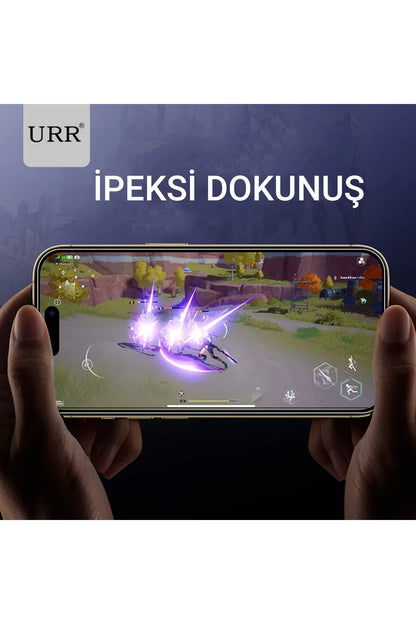 URR Apple iPhone 14 Pro HD Privacy Cam Ekran Koruyucu - Siyah