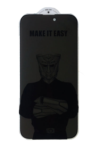 URR Apple iPhone 14 Pro Max Matte Privacy Cam Ekran Koruyucu - Siyah