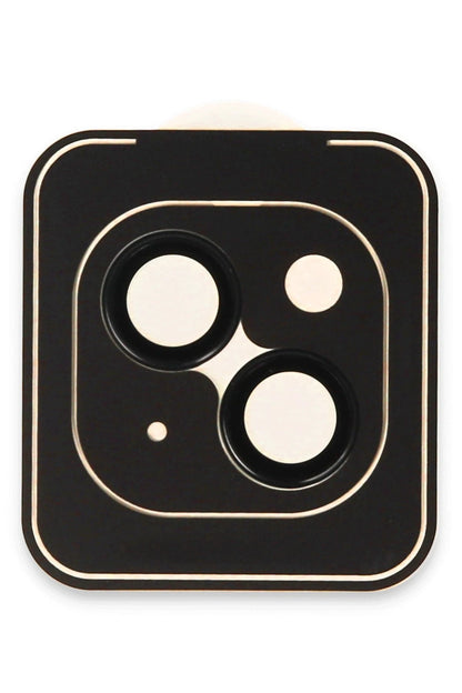 URR Apple iPhone 14 Titanium Alloy AR Kamera Lens Koruyucu - Siyah