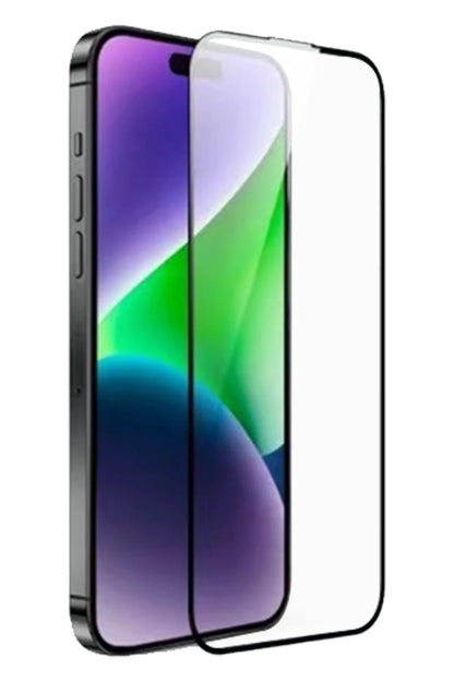 URR Apple iPhone 15 Pro 3D Curved Edge HD Cam Ekran Koruyucu - Siyah