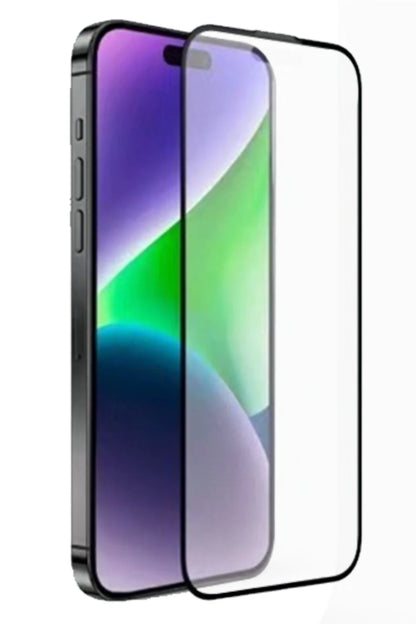 URR Apple iPhone 15 Pro 3D Matte Antiglare Resin Edge Cam Ekran Koruyucu - Siyah