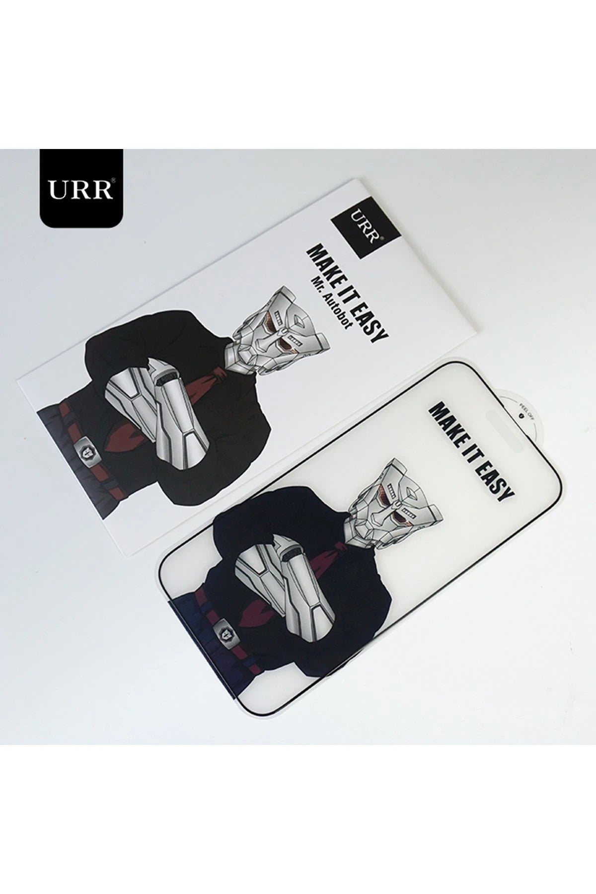URR Apple iPhone 15 Pro 3D Matte Antiglare Resin Edge Cam Ekran Koruyucu - Siyah