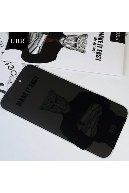 URR Apple iPhone 15 Pro HD Privacy Cam Ekran Koruyucu - Siyah