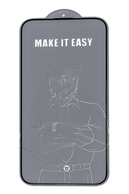 URR Apple iPhone 15 Pro Max 3D Anti Reflection AR Ultra HD Cam Ekran Koruyucu - Siyah
