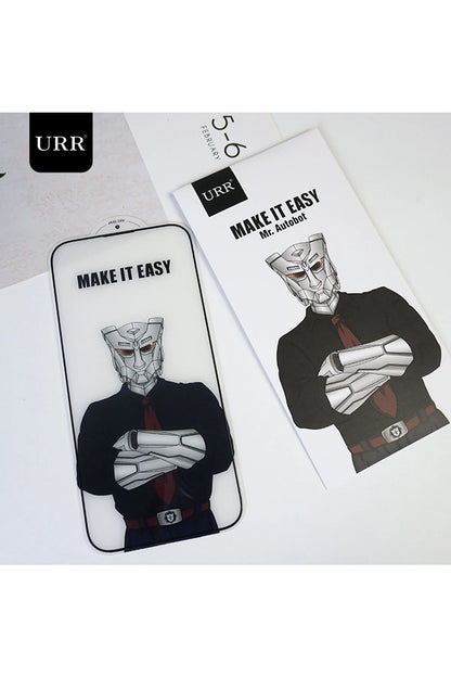 URR Apple iPhone 15 Pro Max Lazer Antidust Cam Ekran Koruyucu - Siyah