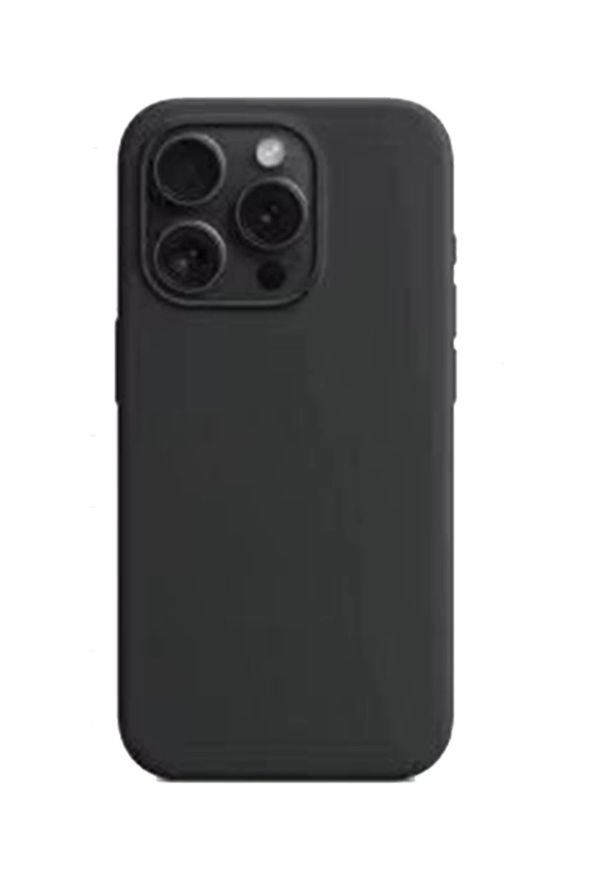 URR Apple iPhone 15 Pro Max Liquid Silikon Kapak - Siyah