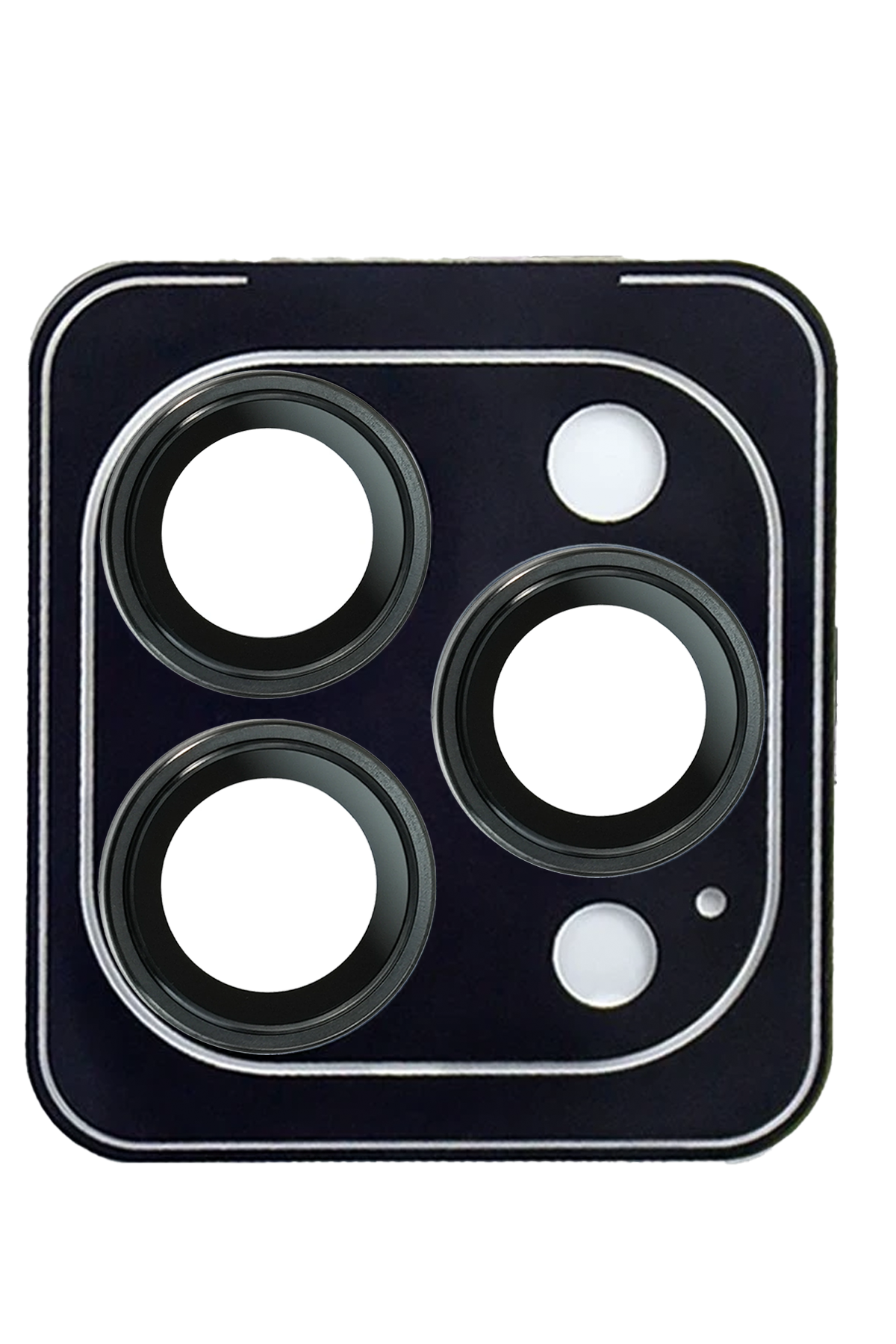 URR Apple iPhone 15 Pro Max Titanium Alloy AR Kamera Lens Koruyucu - Siyah