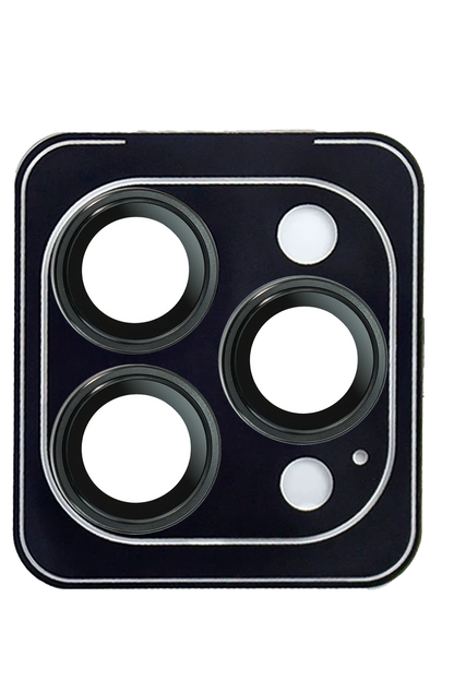 URR Apple iPhone 15 Pro Max Titanium Alloy AR Kamera Lens Koruyucu - Siyah