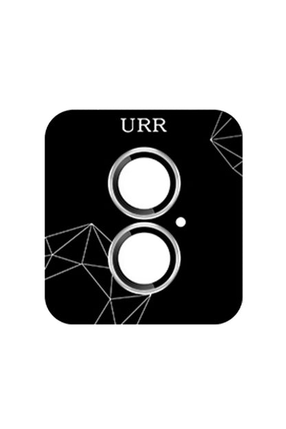URR Apple iPhone 16 3D PVD Dioxide Kamera Lens Koruyucu - Gümüş