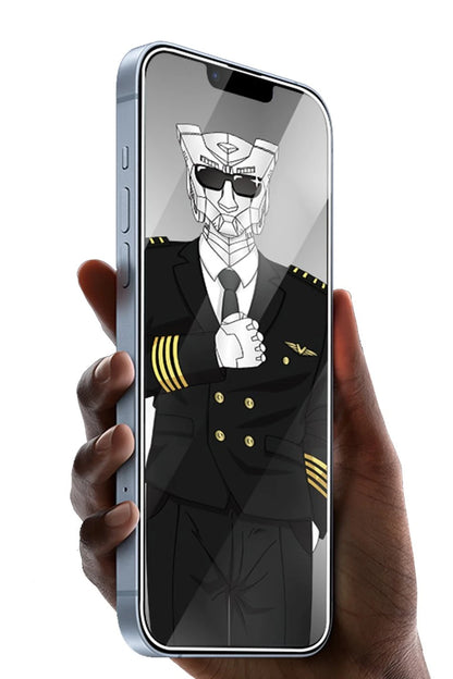 URR Apple iPhone 16 Pro Diamonlike Corning Glass 3X Shatterproof Sapphire Cam Ekran Koruyucu - Siyah
