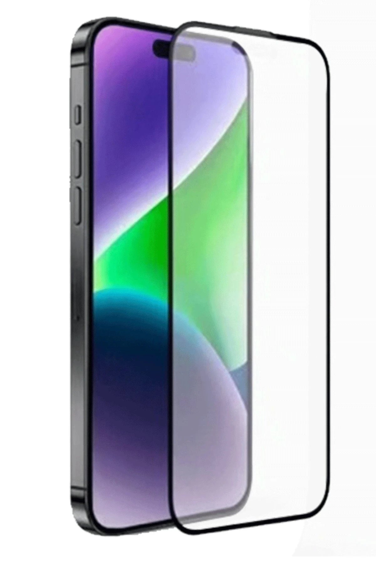 URR Apple iPhone 16 Pro Max 3D Matte Antiglare Resin Edge Cam Ekran Koruyucu - Siyah