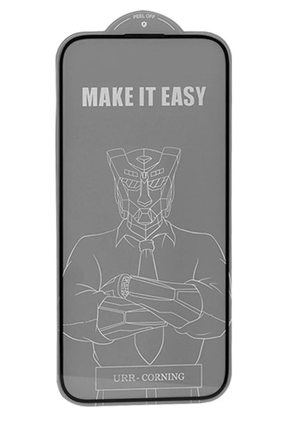 URR Apple iPhone 16 Pro Max Diamonlike Corning Glass 3X Shatterproof Sapphire Cam Ekran Koruyucu - Siyah