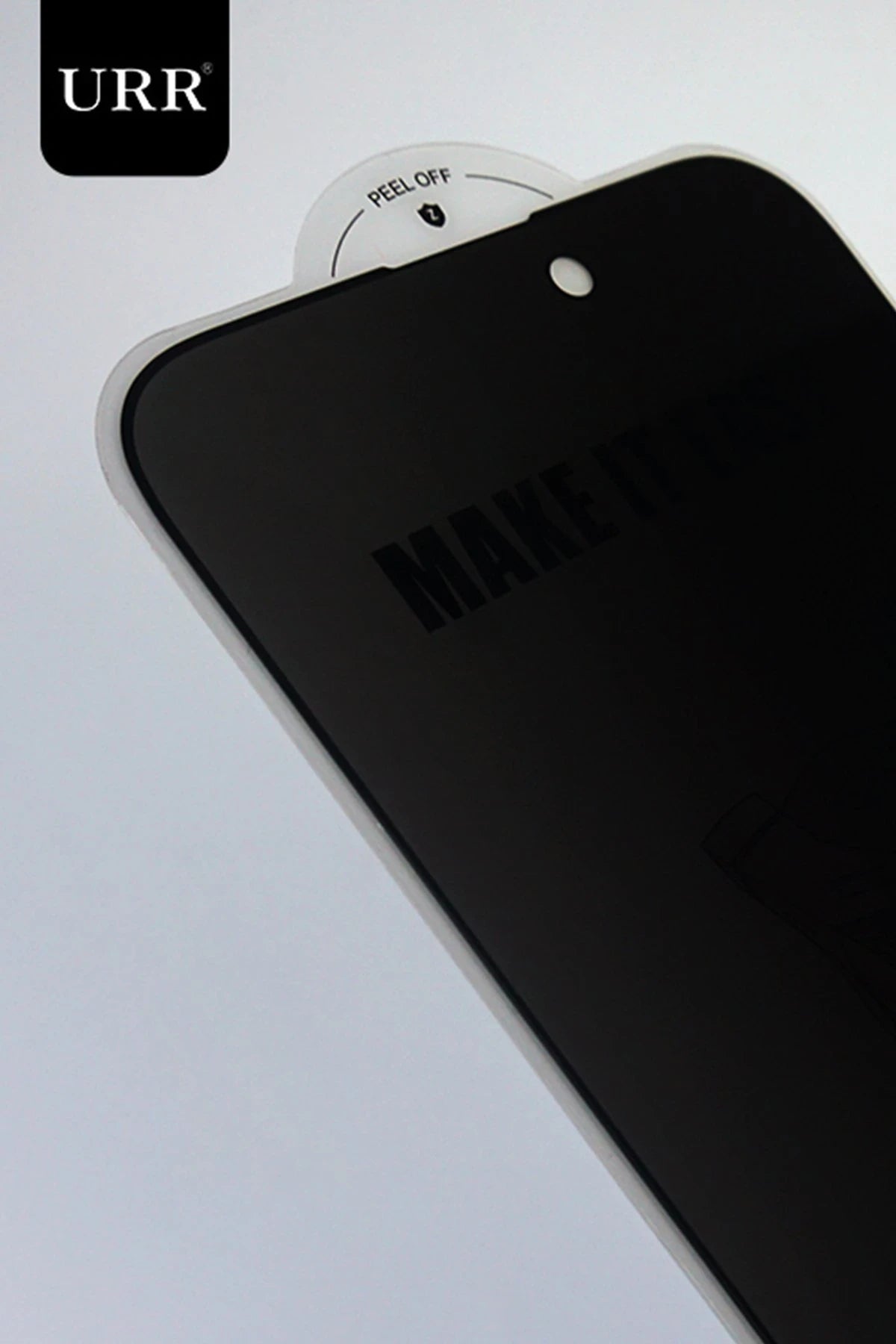 URR Apple iPhone 16 Pro Max Matte Privacy Cam Ekran Koruyucu - Siyah