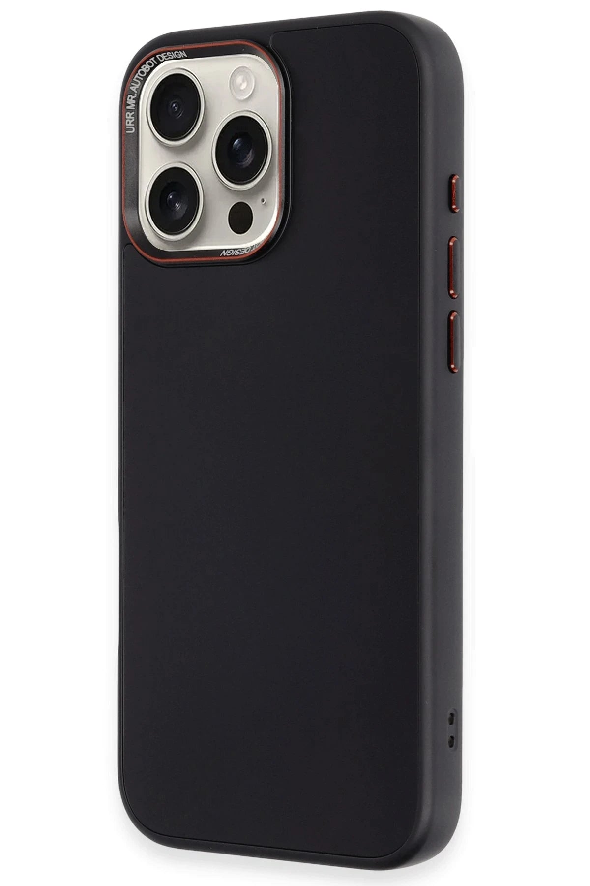 URR Apple iPhone 16 Pro Max Matte Pure Glass Magsafe Kapak - Siyah