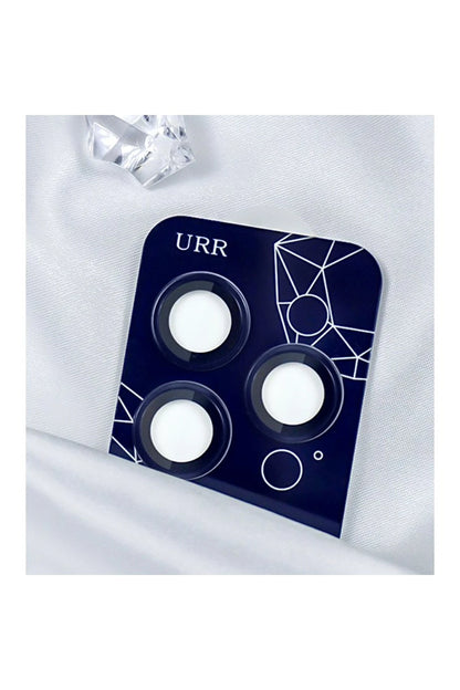 URR Apple iPhone 16 Pro Max Sapphire PVDSS Kamera Lens Koruyucu - Siyah