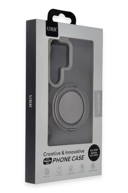 URR Samsung Galaxy S24 Ultra Perfume Magsafe Standlı Kapak - Siyah