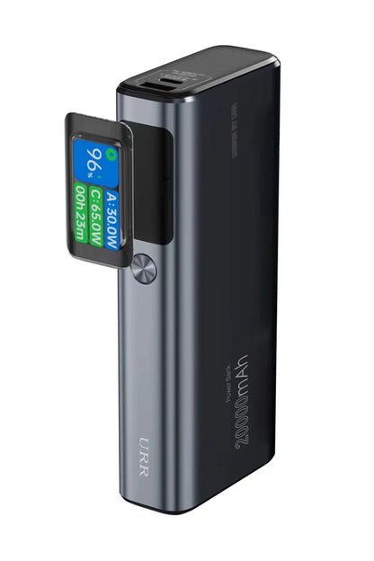 URR Ultrafast Charging Source 130W 20.000 mAh PD Powerbank - Siyah