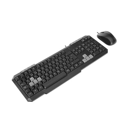 USB KABLOLU KLAVYE - MOUSE SET Q KLAVYE 1200DPI MOUSE KM-1435 (5643)