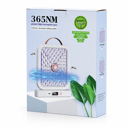 USB ŞARJLI - ELEKTRİK ÇARPMALI - DİJİTAL EKRAN ASMA APARAT - SESSİZ ÇALIŞMA UV IŞIKLI SİNEK KOVUCU HS-371 (5643)