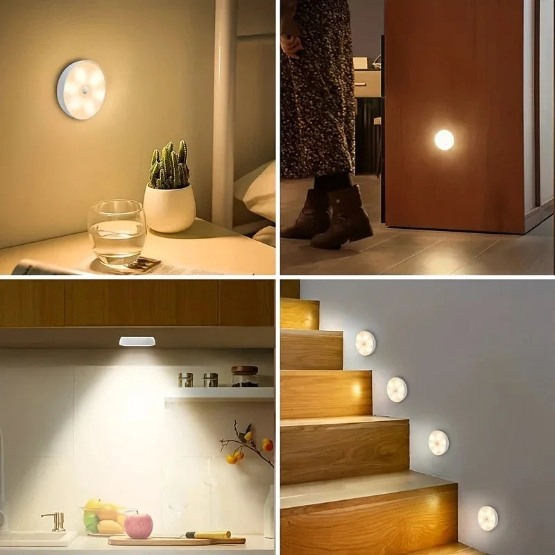Uzaktan Kumandalı Yapışkanlı 3'lü Led Spot Lamba (5643)