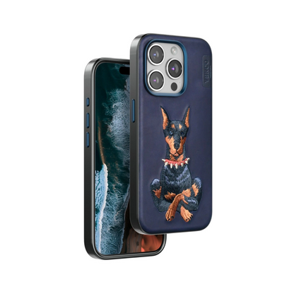 Venco İphone 15 Pro Max Perma Desenli Kapak - Lacivert