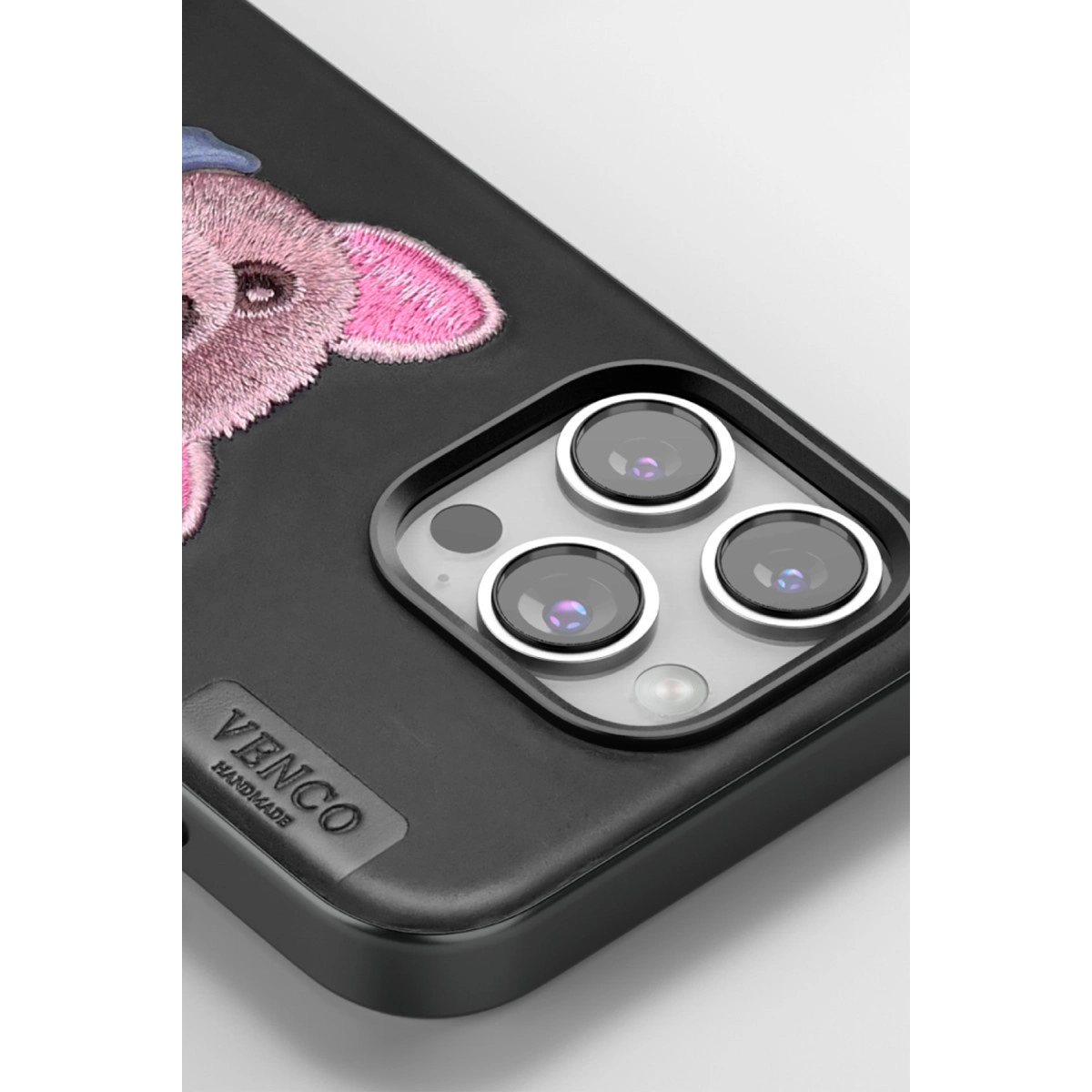 Venco İphone 16 Pro Cute Desenli Kapak - Siyah