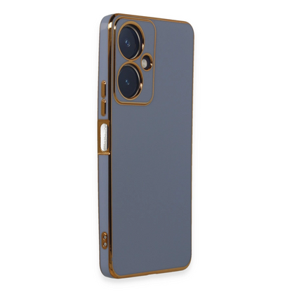 Vivo Y27 Kılıf Volet Silikon - Mavi