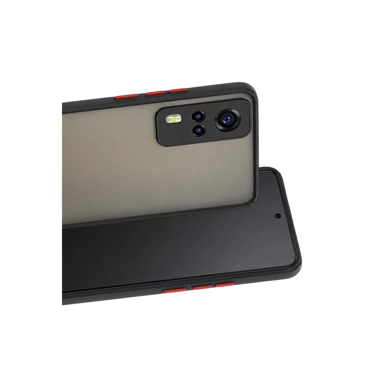 Vivo Y53s Kılıf Montreal Silikon Kapak - Siyah