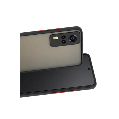 Vivo Y53s Kılıf Montreal Silikon Kapak - Siyah
