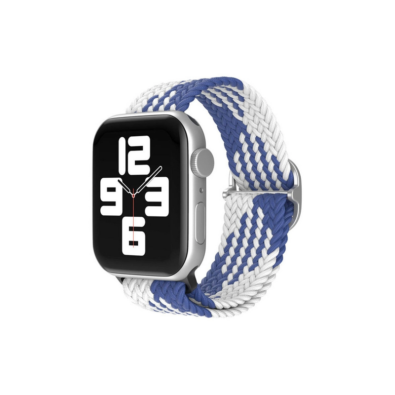 Watch 22mm Kordon - Mavi-beyaz