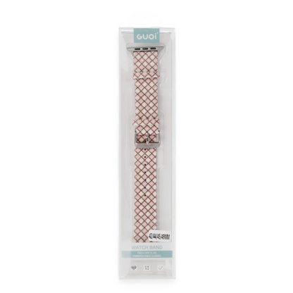 Watch 38mm Karo Motif Kordon - Pembe