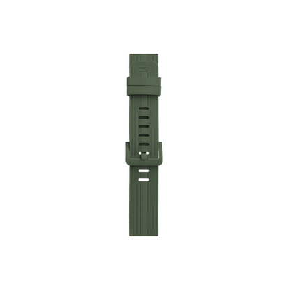 Watch 38mm Kr408 Çizgili Silikon Kordon - Koyu Yeşil