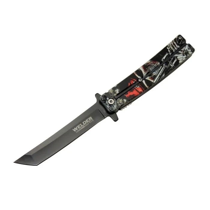 Welder Kelebek Çakı Tanto 22,5 Cm, Kemerlikli