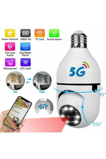 WiFi Panoramik Kamera 360 Derece Kablosuz Kamera (5643)