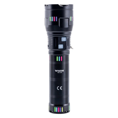 Ws-1150 Uzun Menzilli 60 Watt 5500 Lümen Profesyonel Güçlü El Feneri (5643)