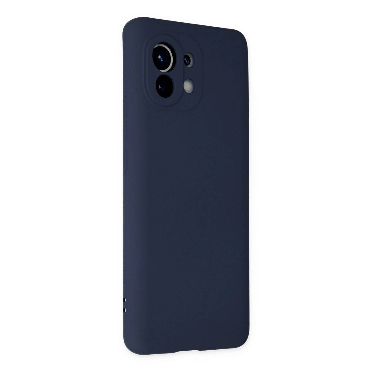 Xiaomi Mi 11 Kılıf Nano İçi Kadife Silikon - Lacivert