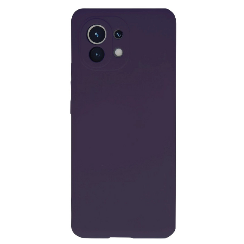 Xiaomi Mi 11 Kılıf Nano İçi Kadife Silikon - Mor