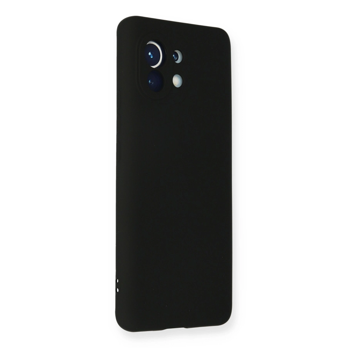 Xiaomi Mi 11 Kılıf Nano İçi Kadife Silikon - Siyah