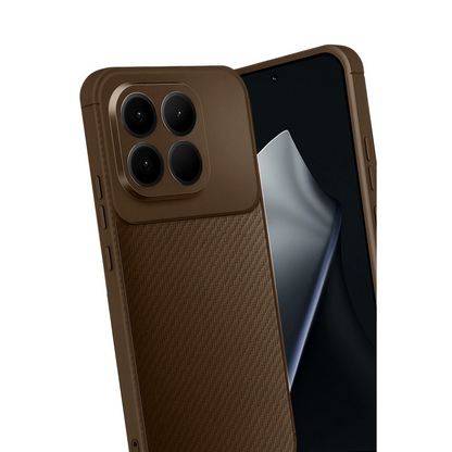 Xiaomi Mi 15t Auto Focus Karbon Kapak - Kahverengi