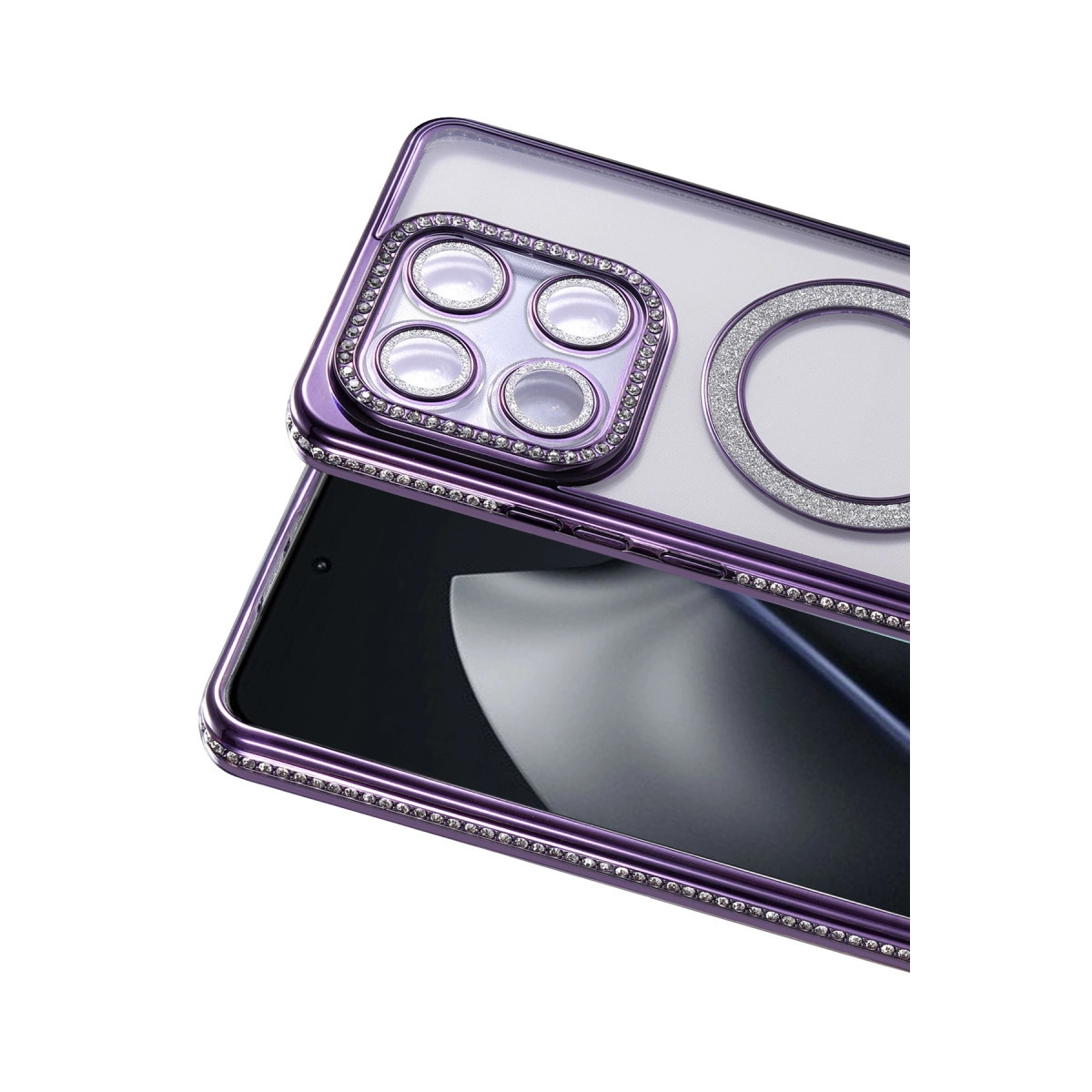 Xiaomi Mi 15t Pro Joke Simli Magneticsafe Kılıf - Derin Mor