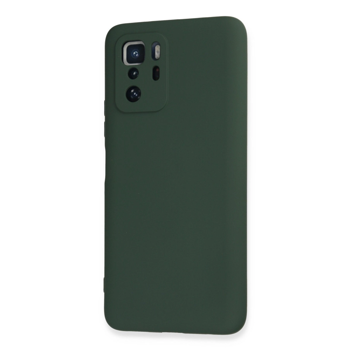 Xiaomi Poco X3 Gt Kılıf Nano İçi Kadife Silikon - Koyu Yeşil
