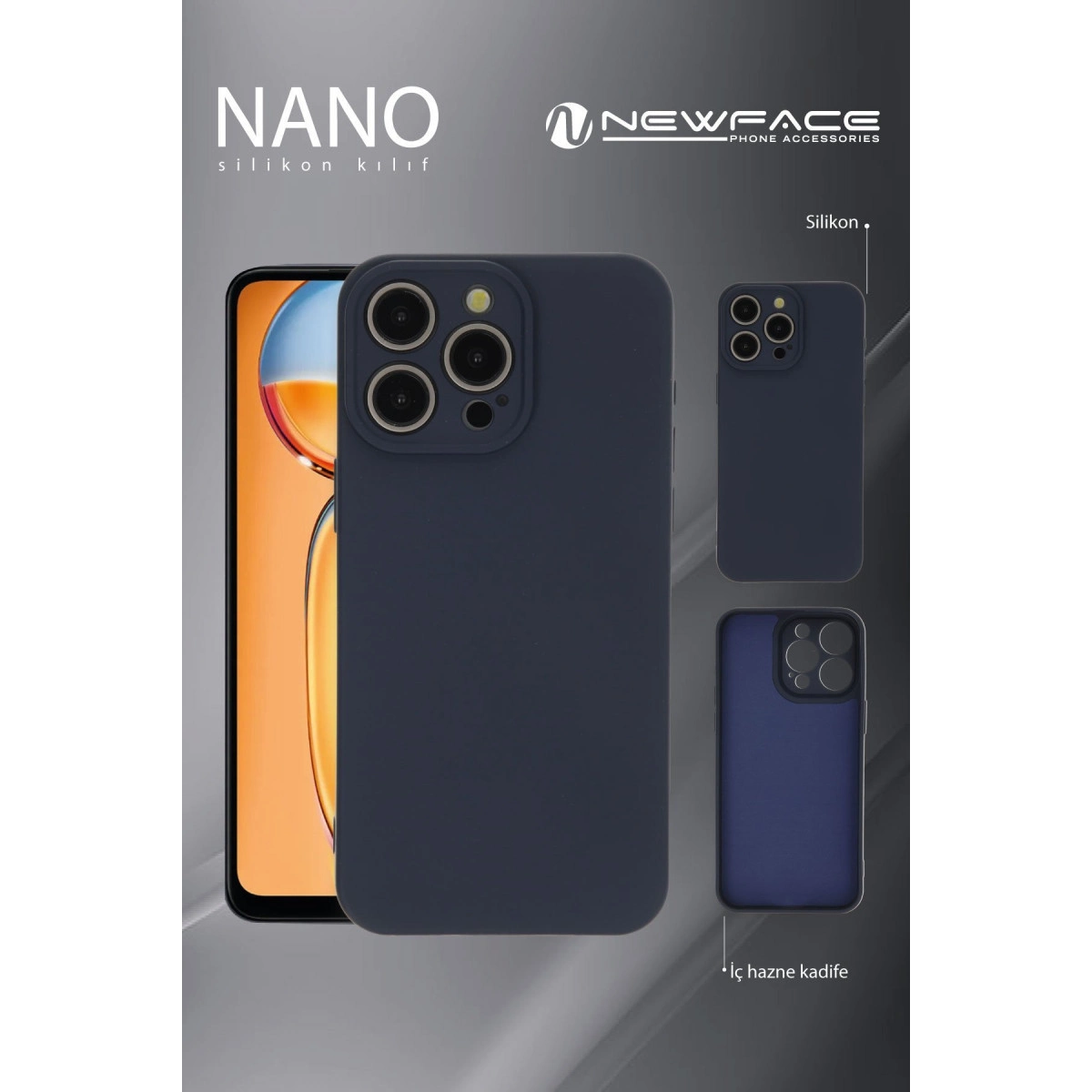 Xiaomi Poco X6 Pro Kılıf Nano İçi Kadife Silikon - Sarı
