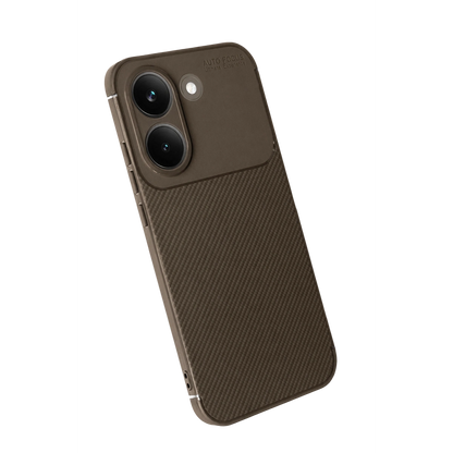 Xiaomi Poco X8 Pro Auto Focus Karbon Kapak - Kahverengi