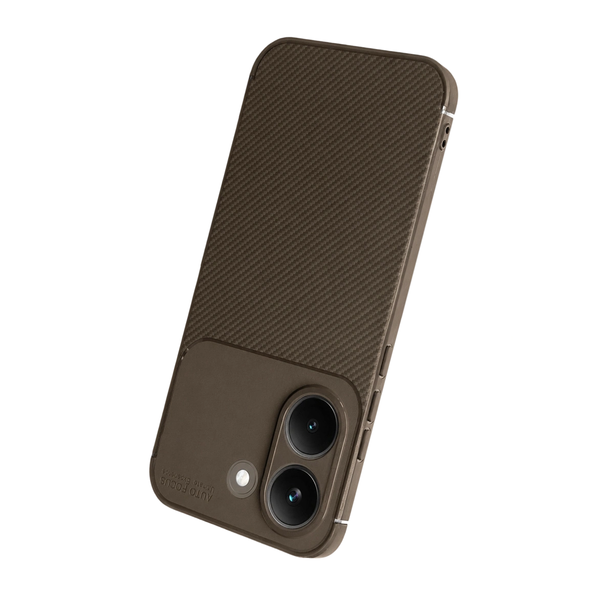 Xiaomi Poco X8 Pro Auto Focus Karbon Kapak - Kahverengi